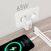 EAN 8435739900901 - AISENS ASCH-65W3P026-W cargador de dispositivo móvil Universal Corriente alterna Carga rápida Interior imagen 4