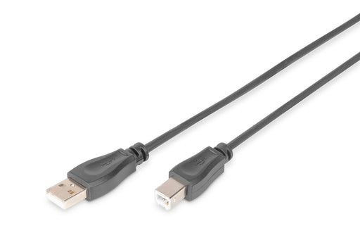 EAN 4016032299288 - Digitus AK-300105-005-S cable USB 0,5 m USB A USB B Negro imagen 1