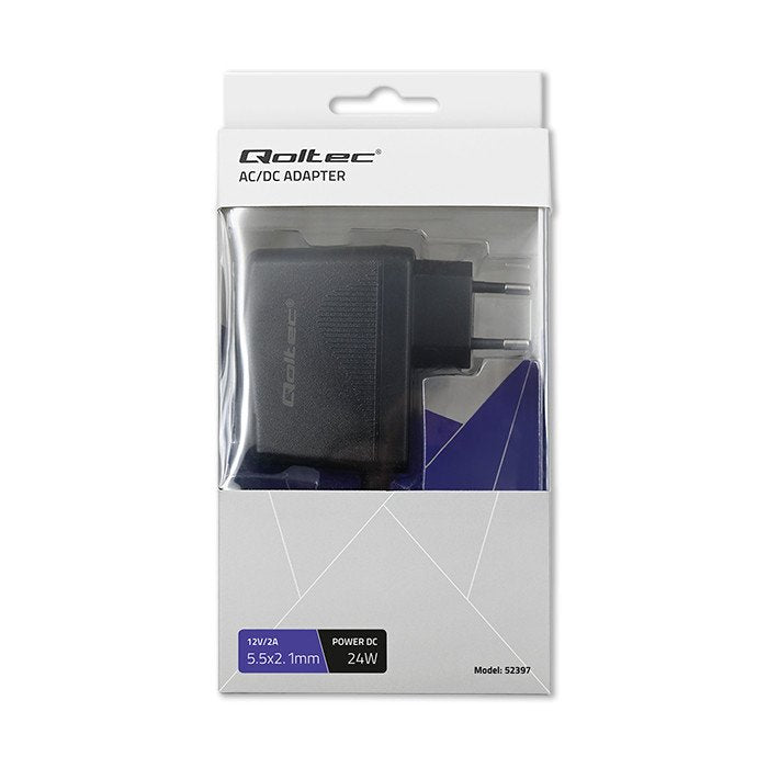 EAN 5901878523972 - Qoltec 52397 cargador de dispositivo móvil Universal Negro Corriente alterna Interior imagen 8