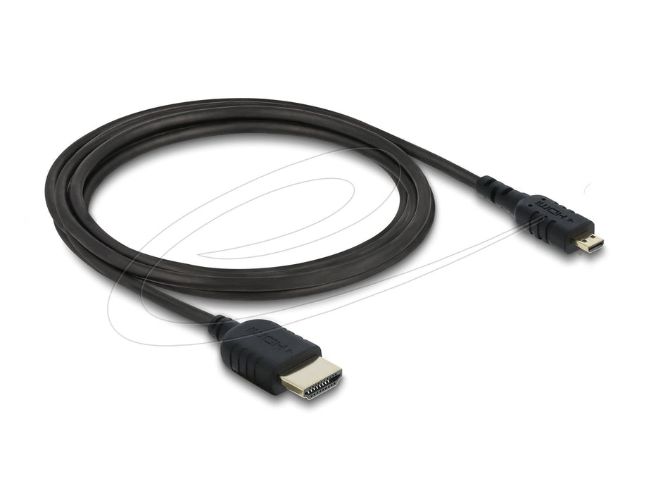 Delock Koaxiales High Speed Cable Hdmi Hdmi Macho A Micro Hdmi Macho 8k 60