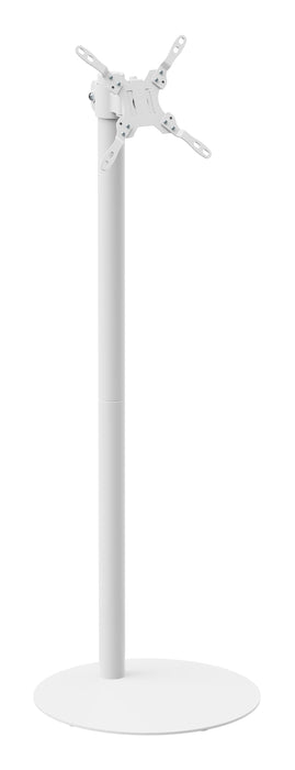 M Pro Series - Single Pole  Floorbase 2 White