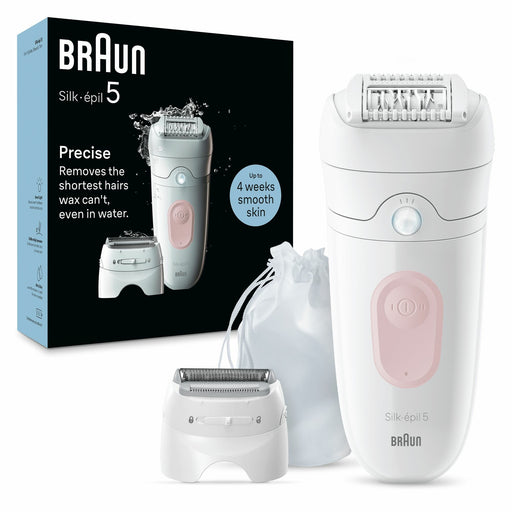 EAN 7500435225045 - Braun Silk-épil 5 5-030 28 pinzas Rosa, Blanco imagen 1