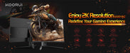 EAN 6940017322501 - Koorui G3221SC pantalla para PC 80 cm (31.5") 2560 x 1440 Pixeles Quad HD Negro imagen 9