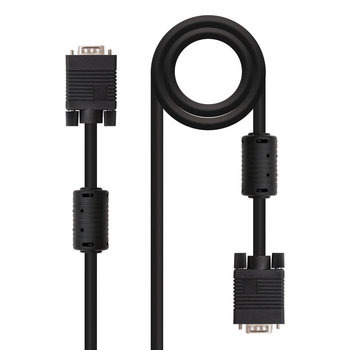 EAN 8433281002029 - Nanocable 10.15.0115 cable VGA VGA (D-Sub) Negro imagen 1