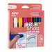 EAN 8410782193630 - APLI Kids 19363 marcador de tiza Bala Azul, Verde, Rosa, Rojo, Blanco, Amarillo 6 pieza(s) imagen 1