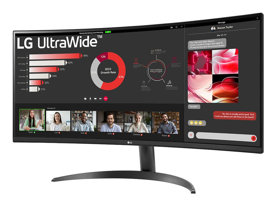 EAN 8806096199527 - LG 34WR50QK-B pantalla para PC 86,4 cm (34") 3440 x 1440 Pixeles Wide Quad HD Negro imagen 2