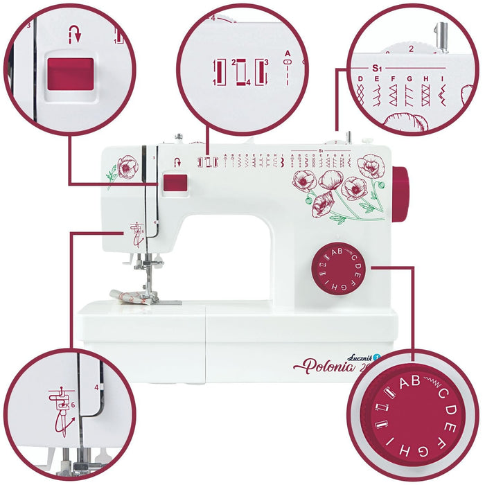Polonia 2018 Máquina De Coser Mecánica Lucznik