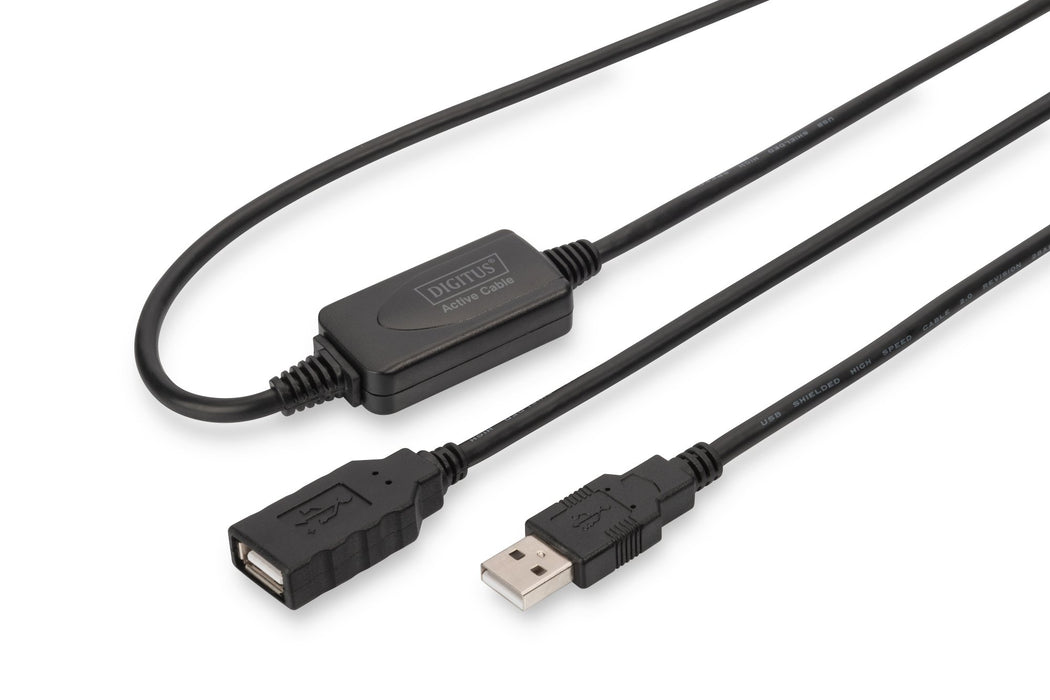 EAN 4016032326212 - Digitus DA-73100-1 cable USB 10 m USB A 0,48 Gbit/s Negro imagen 1
