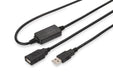 EAN 4016032326212 - Digitus DA-73100-1 cable USB 10 m USB A 0,48 Gbit/s Negro imagen 1