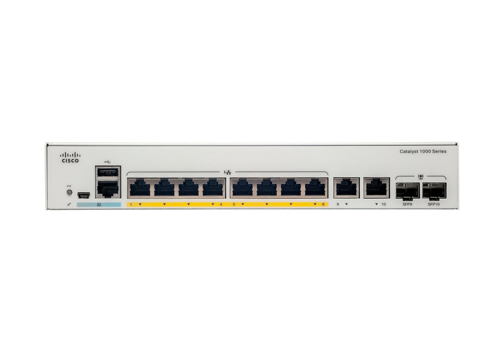 EAN 0889728248792 - Cisco Catalyst C1000-8P-2G-L switch Gestionado L2 Gigabit Ethernet (10/100/1000) Energía sobre Ethernet ( imagen 2
