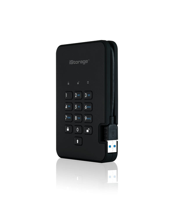 Disco Hdd Externo Istorage Diskashur2 256-Bit 2tb - Black
