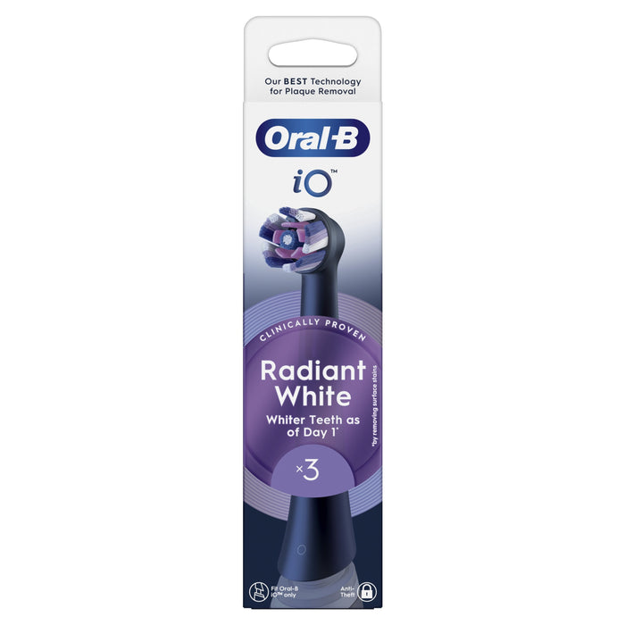 Oral-B Io Radiant White 3er AufsteckbRsten Schwarz