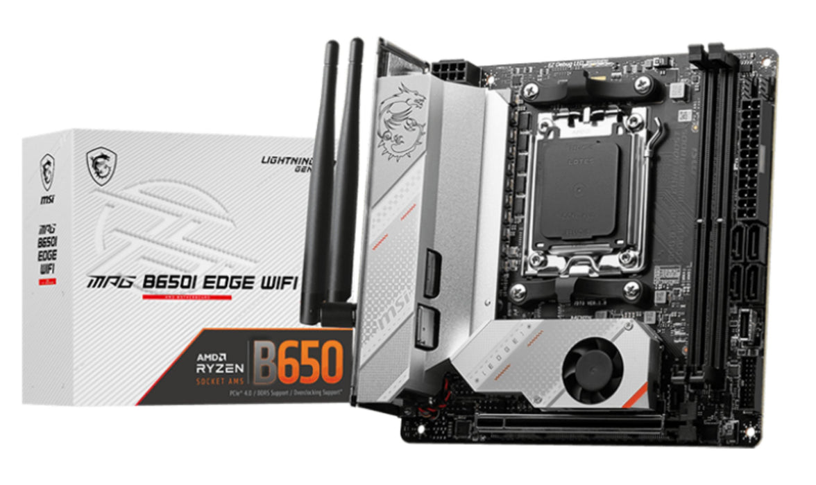 EAN 4711377010146 - MSI MPG B650I EDGE WIFI placa base AMD B650 Zócalo AM5 mini-ATX imagen 1