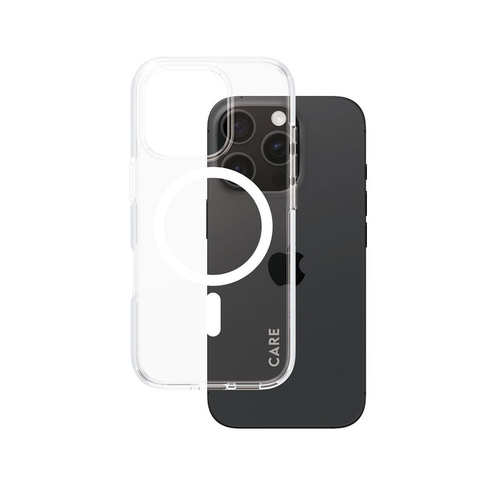 EAN 5715685004049 - PanzerGlass CARE™ by ® Urban Combat Case Transparent w. White MagSafe iPhone 16 Pro funda para teléfono m imagen 1