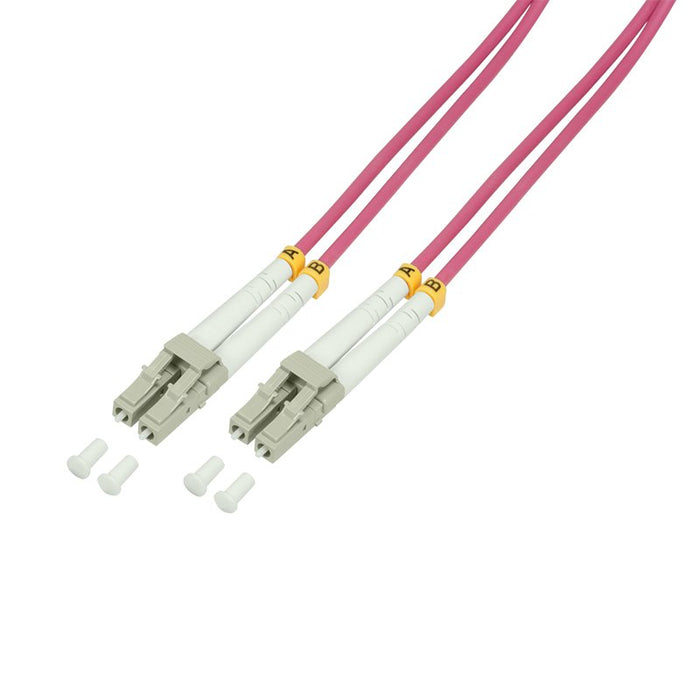 EAN 4052792017281 - LogiLink 0.5m, LC - LC Cable de fibra óptica e InfiniBand 0,5 m Violeta imagen 1
