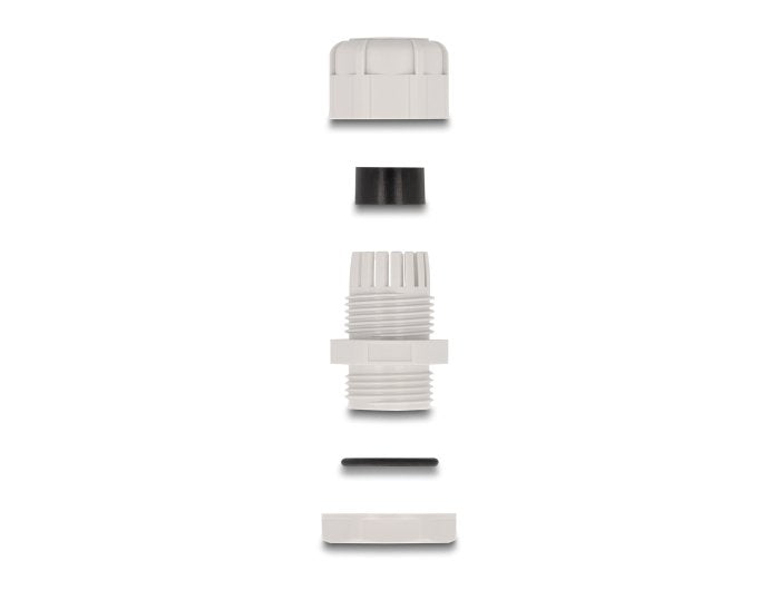 Delock 60653 Prensacables M12 10 Piezas Gris