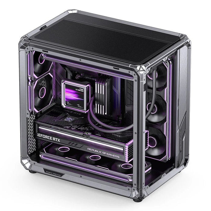 Caja Atx Jonsbo X400 Pro Cristal Templado Curvo Gris