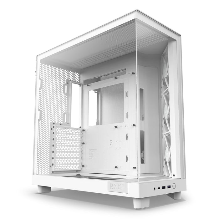 EAN 5056547204062 - NZXT H6 Flow RGB Midi Tower Blanco imagen 3