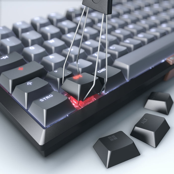 EAN 4025112117718 - CHERRY KW 300 MX teclado Hogar USB + Bluetooth QWERTZ Alemán Negro, Cobre, Gris imagen 5