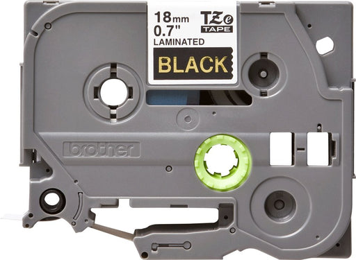 EAN 0012502625858 - Brother TZE-344 cinta para impresora de etiquetas Oro sobre negro imagen 2