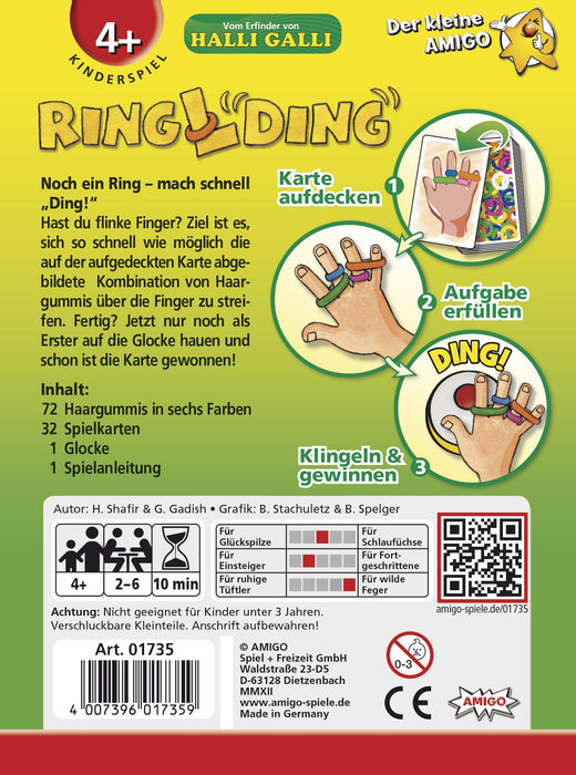EAN 4007396017359 - Amigo RinglDing 10 min Juego de mesa Habilidad motriz fina (destreza) imagen 2