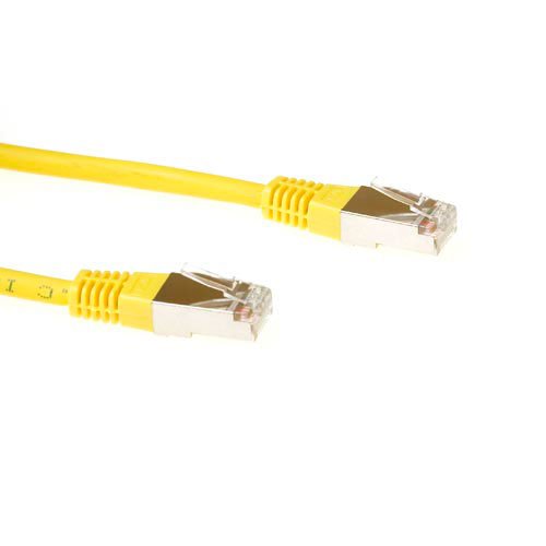 Amarillo 10 Meter Lszh Sftp Cat6 Patch Cable With Rj45 Connectors