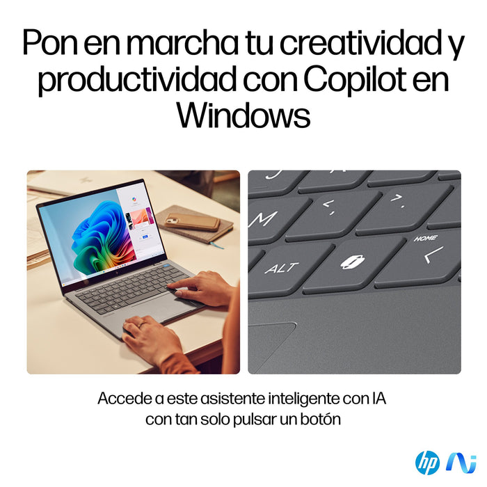 EAN 0198701252214 - HP OmniBook X 14-fe0008ns Copilot+ PC Qualcomm Snapdragon X1E-78-100 Portátil 35,6 cm (14") Pantalla táct imagen 18