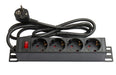 EAN 4014619666331 - Alcasa GC-N0075 base múltiple 4 salidas AC Interior Negro, Rojo imagen 1