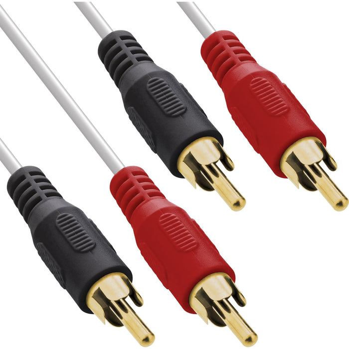Cable Rca Inline 2x Rca Macho / Macho 7m