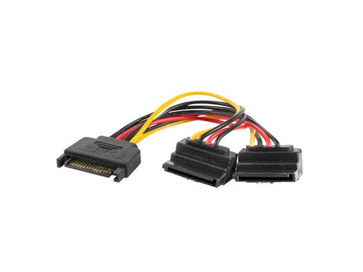 EAN 5901969413205 - Lanberg CA-SASA-10CU-0015 cable de SATA 0,15 m SATA de 15 pines 2 x SATA de 15 pines Negro, Rojo, Amarill imagen 1