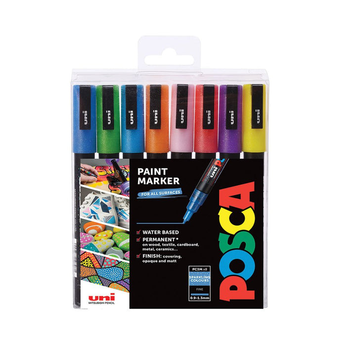 EAN 3296280034140 - POSCA PC-3M Multicolor 8 pieza(s) imagen 1