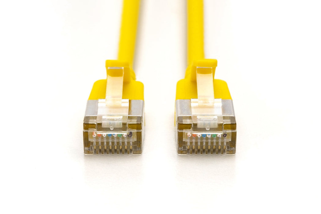 Digitus Cable De Red Cat 6a F/Ftp Slim 0,30m Amarillo 10 Unidades