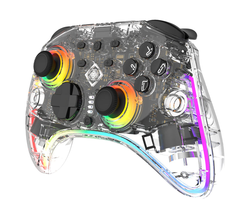 EAN 7333048072511 - Deltaco Gaming GAM-198-T mando y volante Transparente Bluetooth/USB Gamepad Nintendo Switch, Nintendo Swi imagen 2