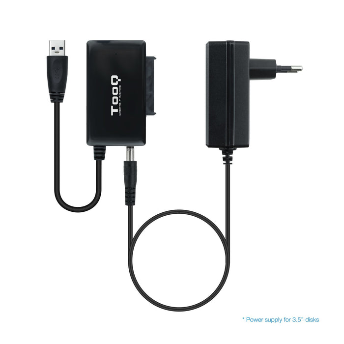 EAN 8433281011380 - TooQ TQHDA-01A base de conexión para disco duro USB 3.2 Gen 1 (3.1 Gen 1) Type-A Negro imagen 2