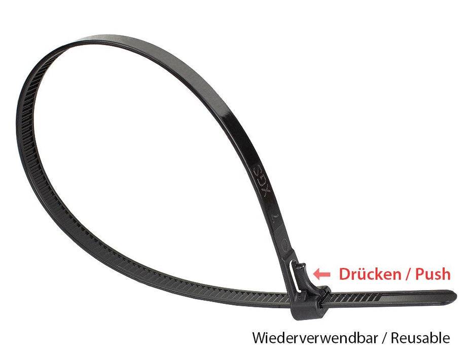 Good Connections Wiederverwendb. Cablebinder 150mmx7,2mm