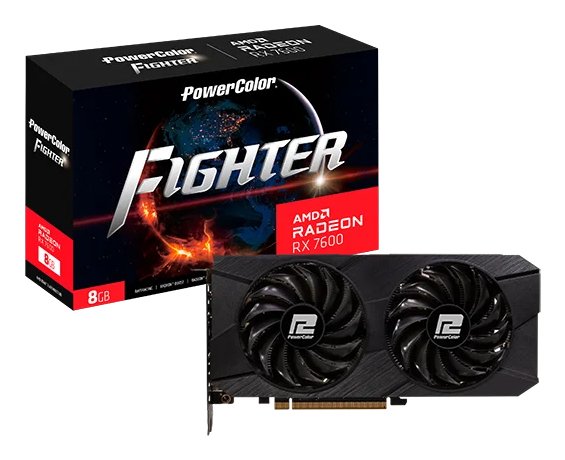 EAN 4713436175919 - PowerColor Fighter RX 7600 AMD Radeon RX 7600 8 GB GDDR6 imagen 3