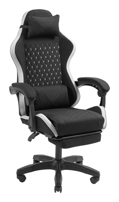 EAN 8435693111085 - Mars Gaming MGC-X Fabric Silla para videojuegos de PC Asiento acolchado Negro, Blanco imagen 4