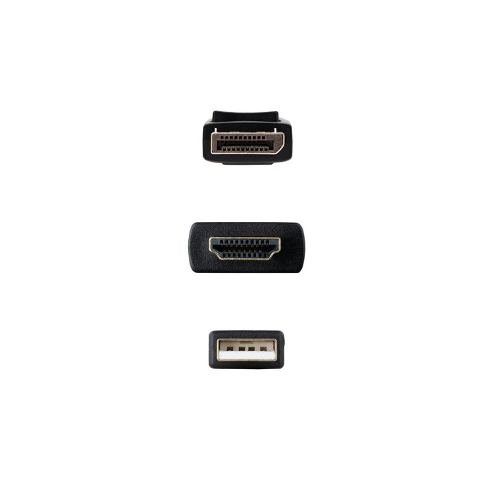 EAN 8433281012851 - Nanocable 10.15.4352 adaptador de cable de vídeo 1,8 m HDMI + USB Type-A imagen 3