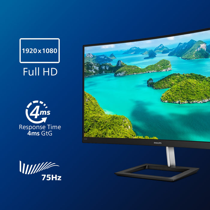 EAN 8712581758479 - Philips E Line 322E1C/00 pantalla para PC 80 cm (31.5") 1920 x 1080 Pixeles Full HD LCD Negro imagen 4