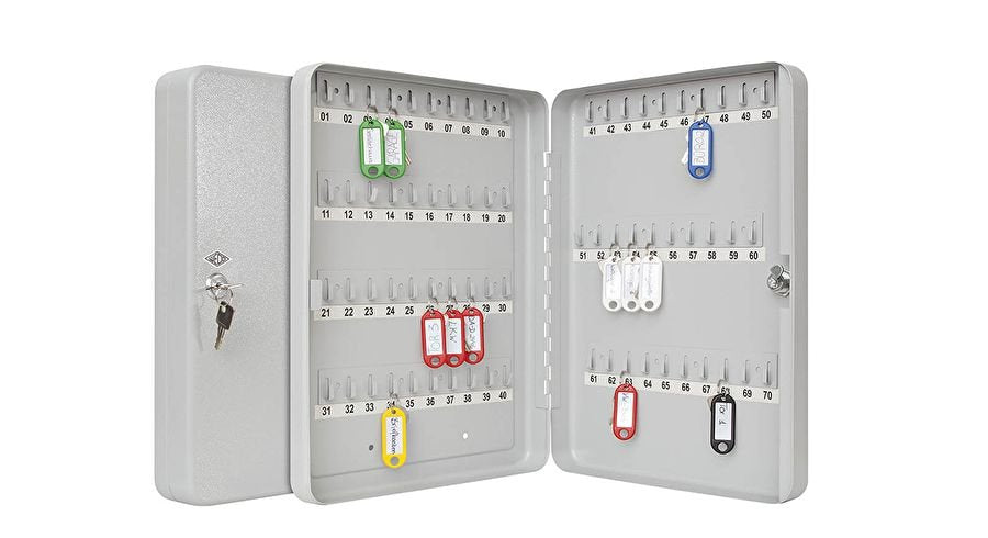 Wedo Caja Para Llaves Con 70 Seguridad Cerradura Gris Claro