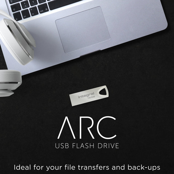 Memoria Usb 2.0 Integral Arc - 32go (Plateado)