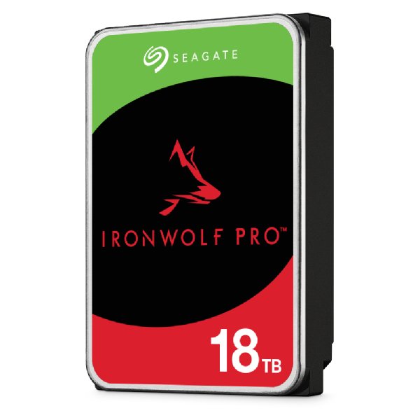 Disco Seagate Ironwolf Pro Enterprise Nas Hdd 18tb 7200rpm 6gb S Sata 256mb Cache 8.9cm 3.5" 24x7 For Nas Raid Rackmount Systems Blk