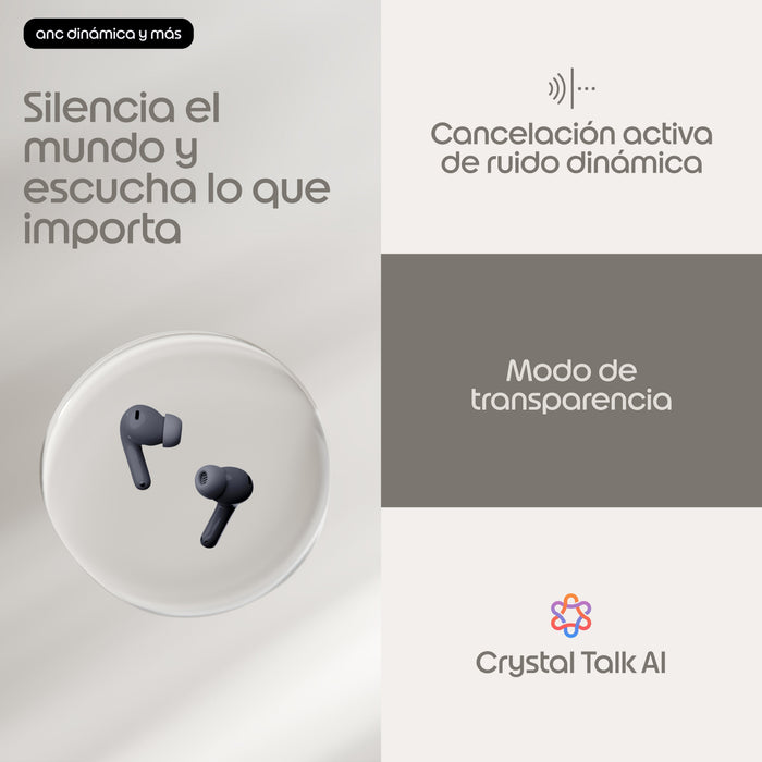 Auriculares  Moto Buds 2 Carbon
