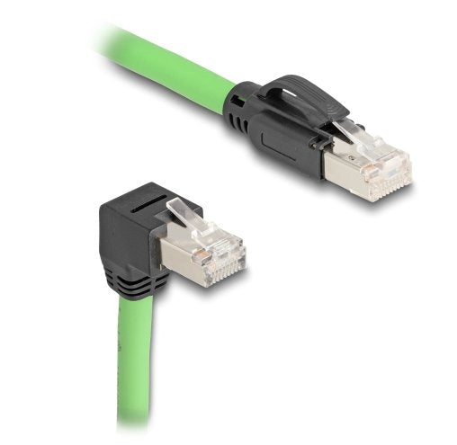 Delock Rj45 Cable De Red Cat.6a Macho A Macho Oben Angular Sf/Utp