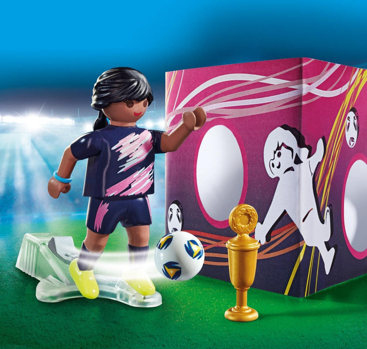 Playmobil 70875 Jugadora De Fútbol Con Portería
