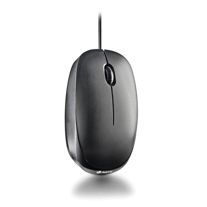 EAN 8435430624717 - NGS FLAME-C ratón Universal Ambidextro USB Tipo C Óptico 1000 DPI imagen 1