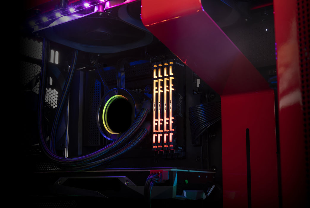Memoria Kingston Fury Renegade Rgb Ddr4 64gb 2x32gb 3200 Mhz / Pc4-25600 Kf432c16rb2ak2/64