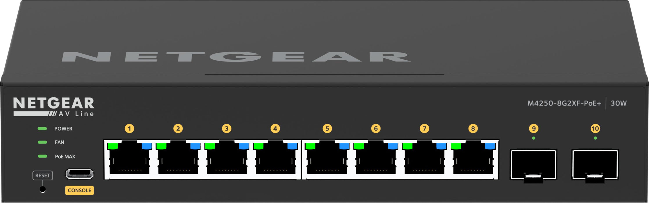 EAN 0606449160222 - NETGEAR GSM4210PX-100EUS switch Gestionado L2/L3 Gigabit Ethernet (10/100/1000) Energía sobre Ethernet (P imagen 7