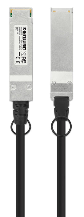 EAN 0766623508513 - Intellinet 508513 Cable de fibra óptica e InfiniBand 2 m QSFP+ Negro, Plata imagen 4