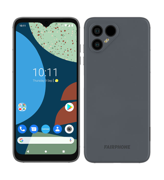 EAN 8718819372097 - Fairphone 4 16 cm (6.3") SIM doble Android 11 5G USB Tipo C 6 GB 128 GB 3905 mAh Gris imagen 4